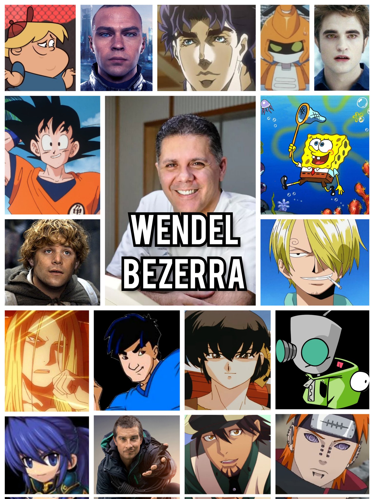 Personagens Com os Mesmos Dubladores! on X: - Rossiu Adai velho