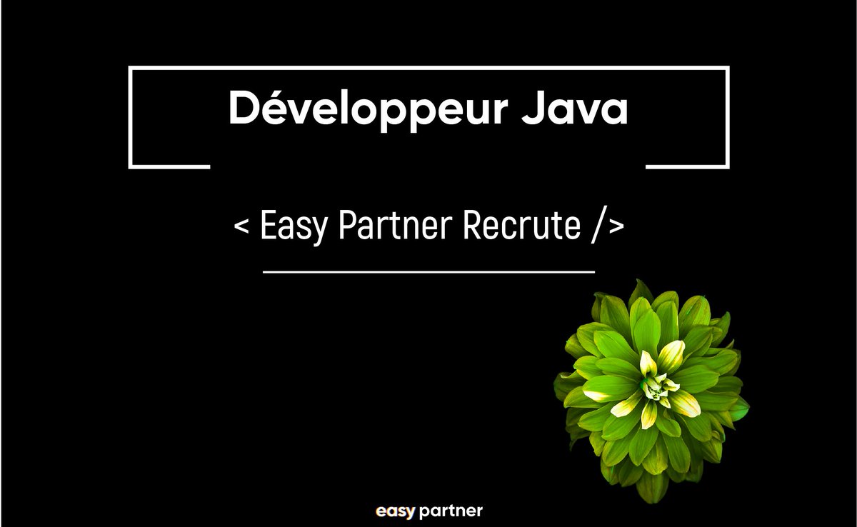 ⚡ Alerte Job ⚡

◾ Développeur #Java H/F

CDI :  38K à 42K 

Profil : Junior

📍 #Paris

Plus de détails dans l'annonce 👉 bit.ly/2WdkUCK

#jobsearch #Jobs #tech #recrutement #offres #easypartner