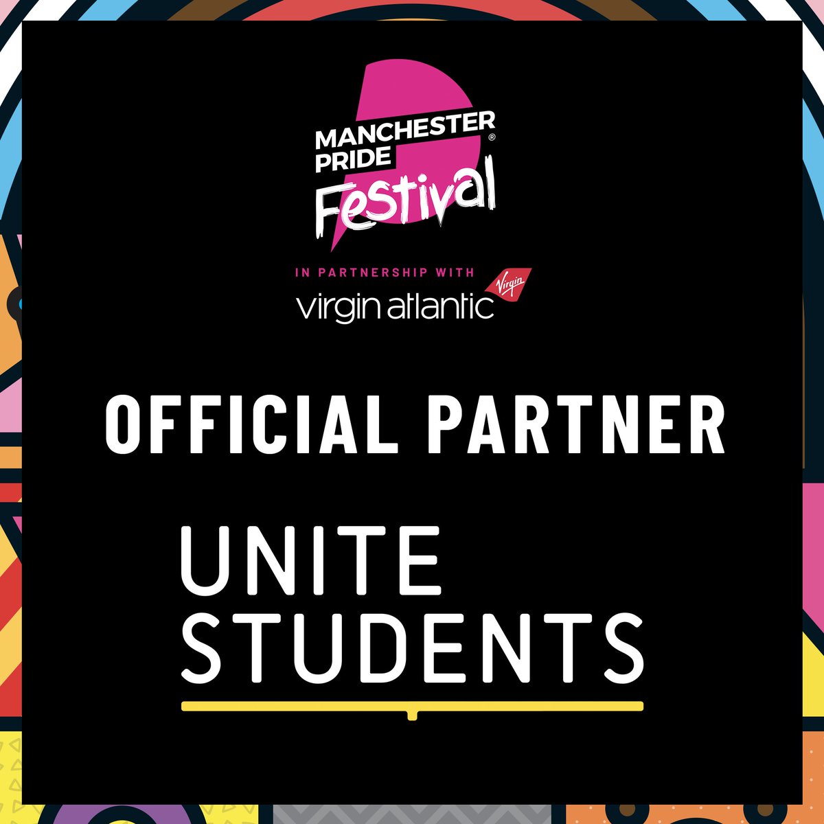 We're excited to be partnering with our friends at <a href="/UniteStudents/">Andrew Robinson</a> this year 💛 Unite Students are home to 74,000 UK and International university students in 25 cities, with room for you too!

👉 Book online at unitestudents.com

👉 manchesterpride.com/unite-students