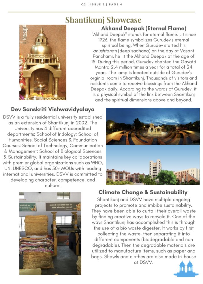 DrChinmayP's tweet photo. Good work of the AWGP-North America continues. Read the latest newsletter on the theme of Golden Jubilee Year of Shantikunj here: https://t.co/Wn6GZZA7e9 https://t.co/6j4g7LPVkY