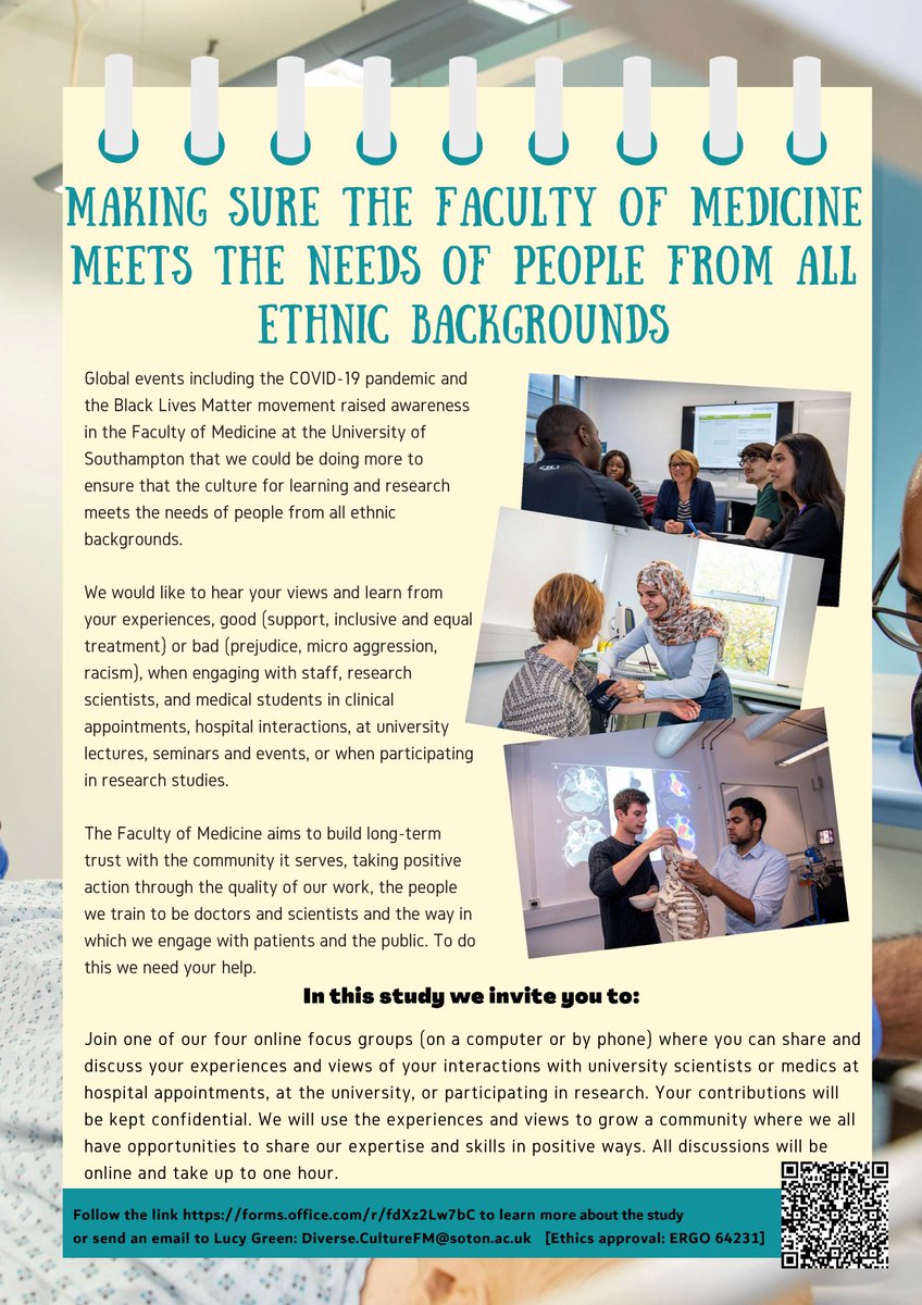 looceegreen's tweet image. Help us make positive change and experiences better for everyone? 👁️ We are looking for members of public in the Southampton region to join confidential discussions and share experiences of interacting with our staff and students 👁️forms.office.com/r/fdXz2Lw7bC