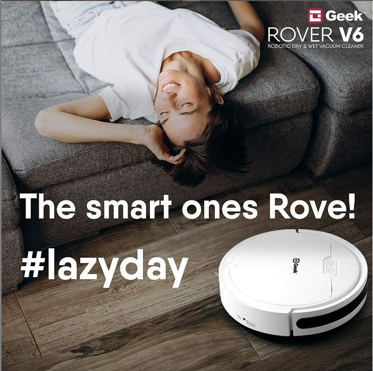 GeekAppliances's tweet photo. Not just today, if you are a lazy person, then you ought to be smart too. And when it comes to cleaning, they know that a Rover does the job for them! So if you are feeling lazy, get on your smart side and live the Rover life!
#Geek #roboticvacuumcleaner https://t.co/D0qgtKIXMC