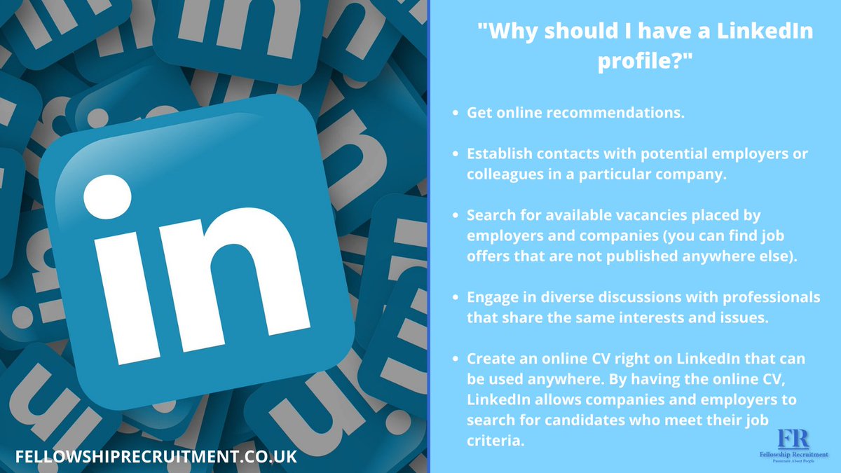 Not having a #LinkedIn profile yet? Read here about the benefits of having an online #Resume

#jobseekers #Careers #socialmediamarketing #HR