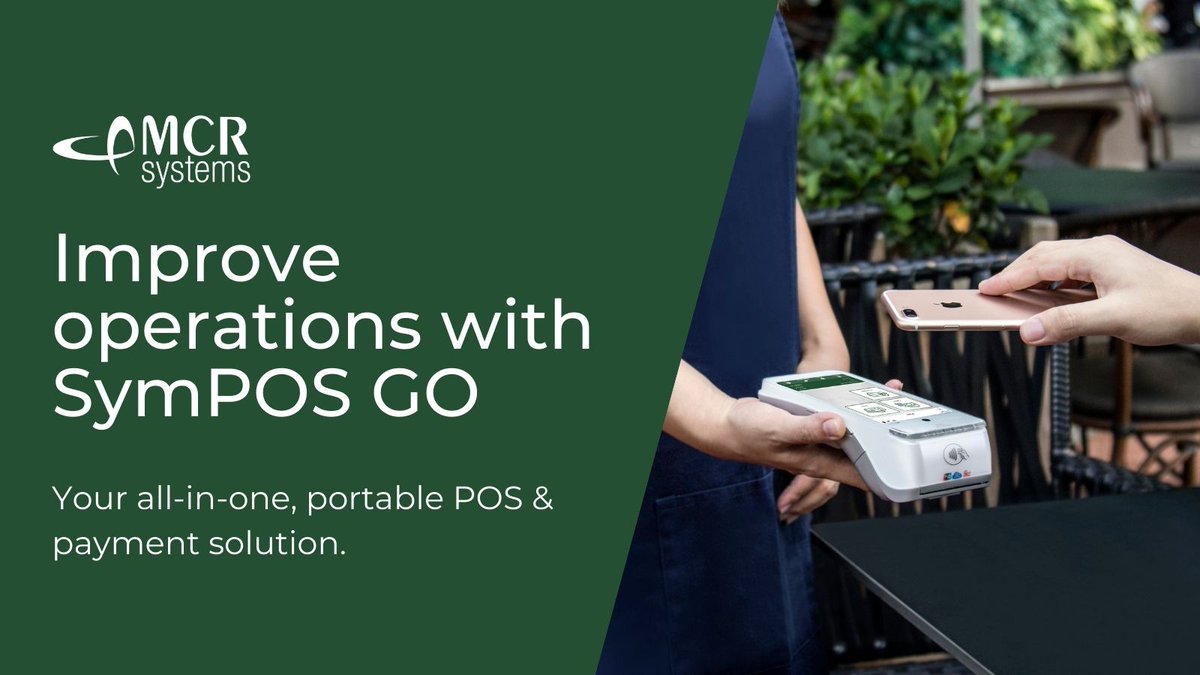 With #staffshortages still impacting the #hospitalitysector, how can businesses meet demand while operating with a smaller team? Mobile order and pay solutions like SymPOS GO are a cost-effective way to support staff during peak periods. mcr-systems.co.uk/sympos-go #paymentsolutions
