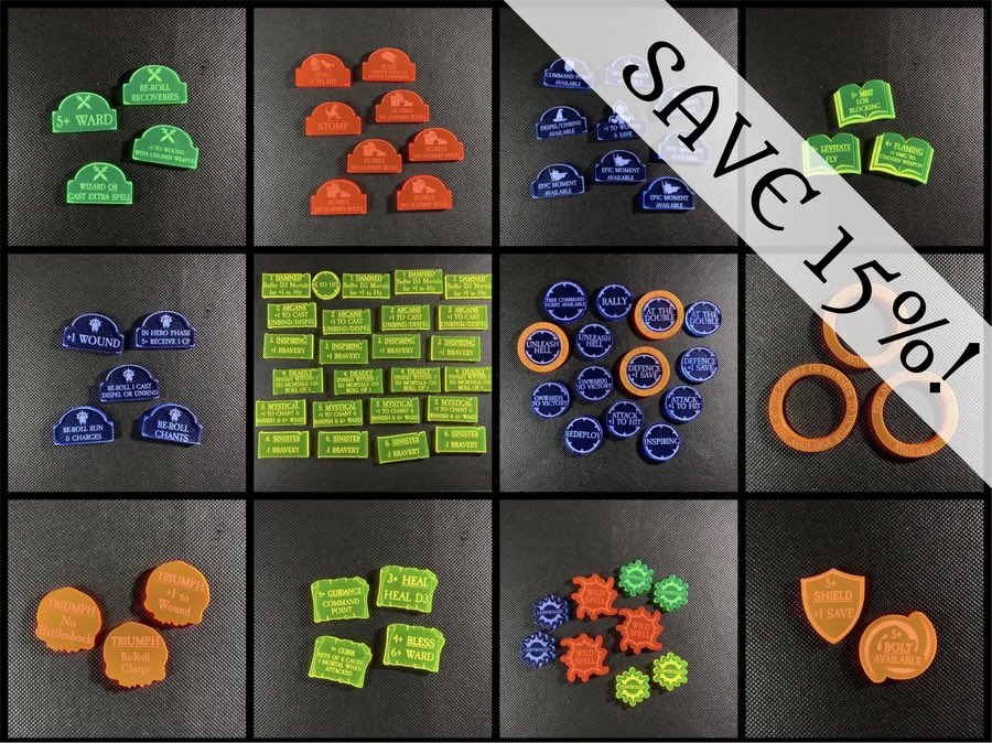 I’ve seen a lot of chat recently about tokens for gaming, for those that don’t know I run propaintedstudios.co.uk as a small UK based business which ships internationally. Everything can be customised, just drop me an email/DM etc.