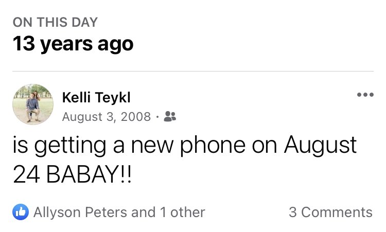kelliteykl's tweet photo. Honestly this saga from my FB memories is both hilarious and anticlimactic #BABAY https://t.co/kaDNaCFbI6
