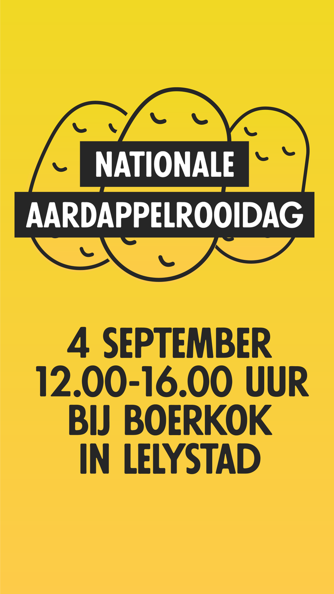 Poldergoud's tweet photo. Voel je welkom op de @Aardappels rooi dag op Zaterdag 4 September 2021 https://t.co/9jhaoeWe1e