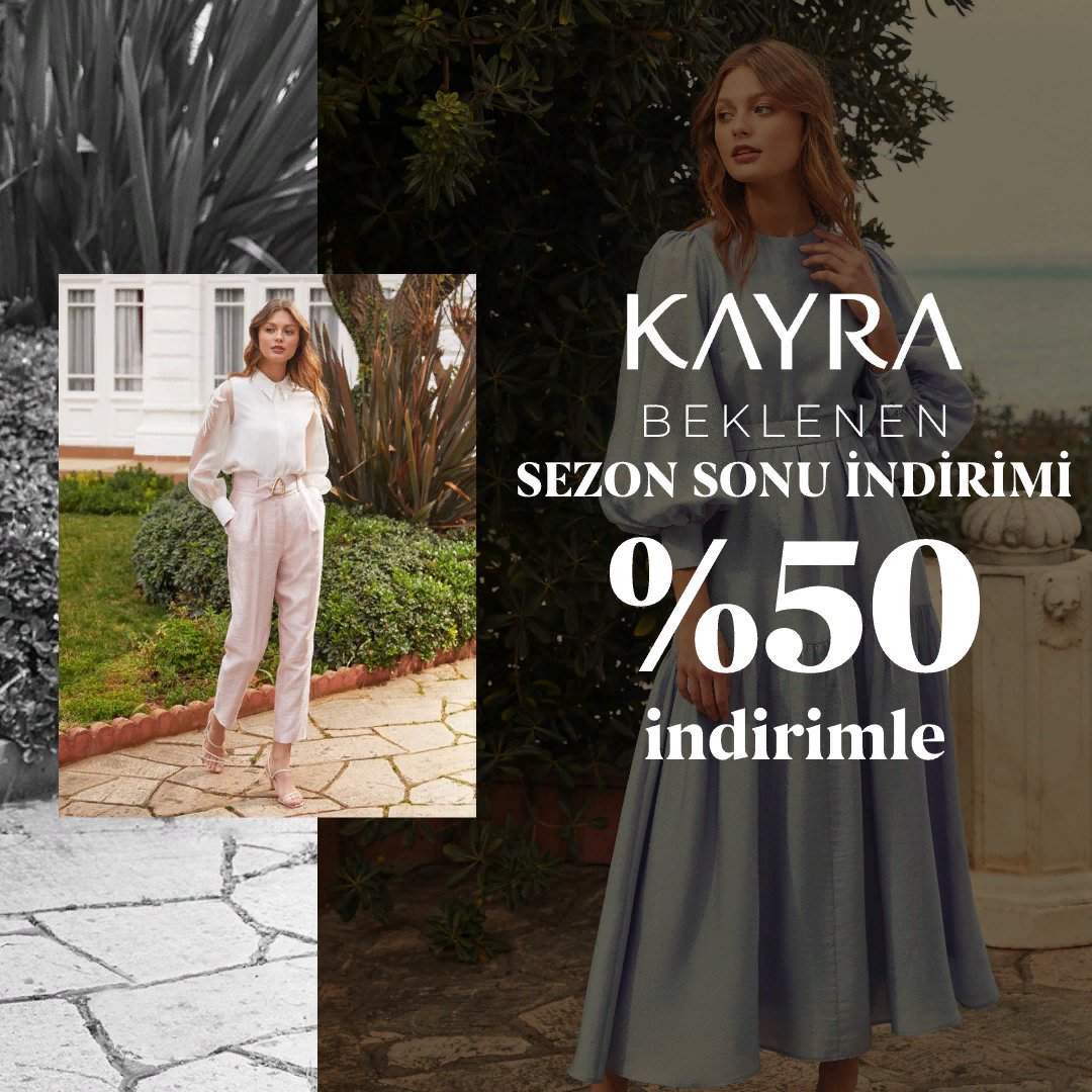 Beklenen sezon sonu indirimi başladı 🥳 Kayra'nın en trend modelleri %50 sezon sonu indirimi ile e-tesettur'de 📣
bit.ly/2WruL7M