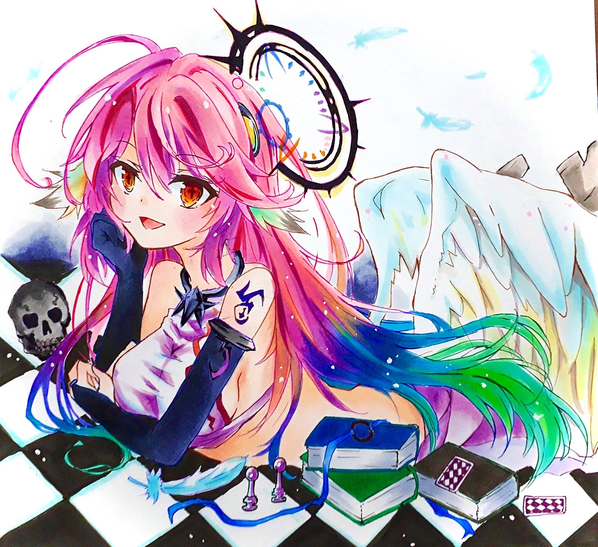 Mai ジブリール ノーゲーム ノーライフ ノゲノラ ジブリール コピックイラスト イラスト好きな人と繋がりたい 絵描きさんと繋がりたい イラストレーターさんと繋がりたい アニメ T Co Q8rnuovzwm Twitter