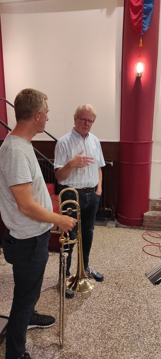 SlideMake's tweet image. New recording 🤗 new piece for trombone quartet and Wind Band 🙏 music by Jean Pierre HAECK 🤩🎵