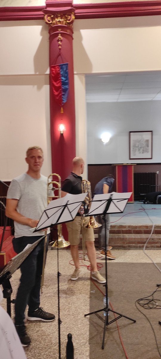 SlideMake's tweet image. New recording 🤗 new piece for trombone quartet and Wind Band 🙏 music by Jean Pierre HAECK 🤩🎵