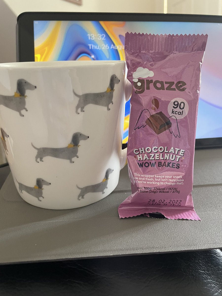 Working from home today so a cuppa and @grazedotcom Wow bake to keep me going till lunch @The_LoopGroup #GrazeWowBakes