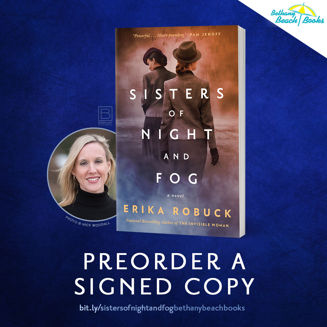 Erika Robuck (@erikarobuck) on Twitter photo My friends at <a href="/BethanyBooks/">Bethany Beach Books</a> are partners in a Pre-Order Campaign for signed copies of SISTERS OF NIGHT AND FOG, and they ship all over. This is a great way to support small business.
bethanybeachbooks.com/pre-order/sist… My friends at <a href="/BethanyBooks/">Bethany Beach Books</a> are partners in a Pre-Order Campaign for signed copies of SISTERS OF NIGHT AND FOG, and they ship all over. This is a great way to support small business.
bethanybeachbooks.com/pre-order/sist…