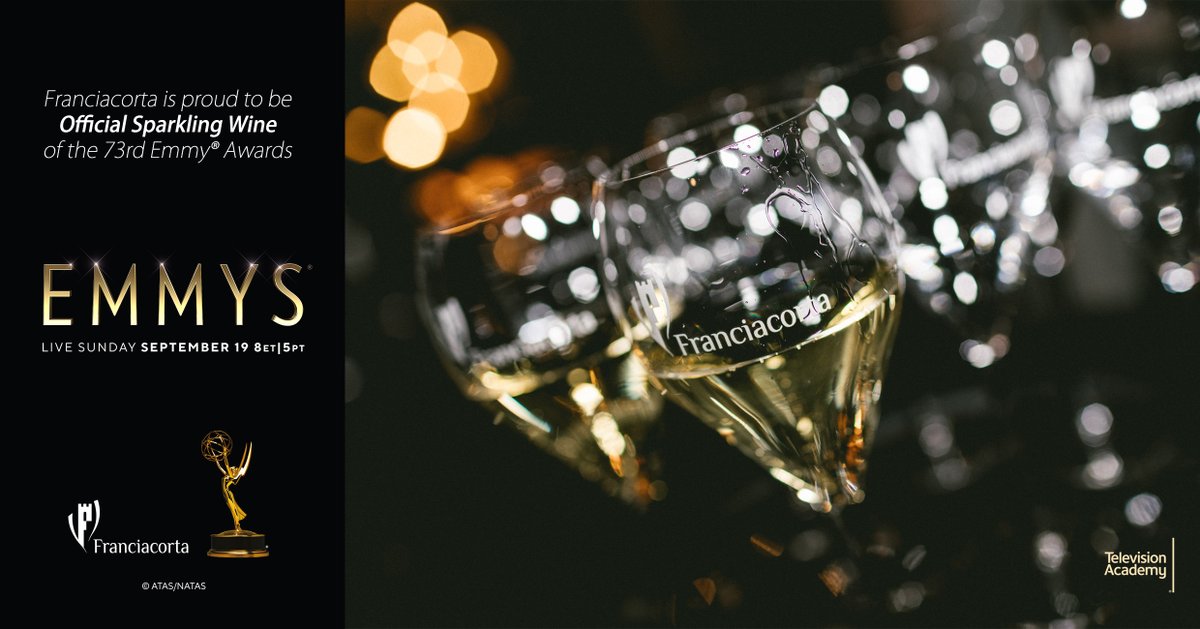 FranciacortaInt's tweet image. We are super excited to communicate that Franciacorta will be Official Sparkling Wine of the 73rd Emmy® Awards. Stay tuned...
@TelevisionAcad #Emmys #Franciacorta