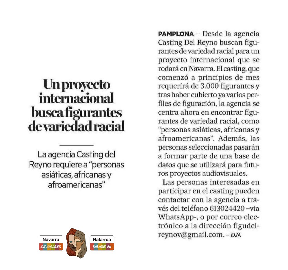 ⚠️Atención, casting para la #NavarraDeColores! 👏🏻