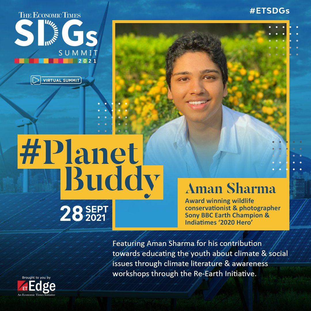 #ETUnwired | #ETSDGs | #PlanetBuddy | We acknowledge the efforts and spirit of the #PlanetBuddy who is walking an extra mile to build a more sustainable planet.