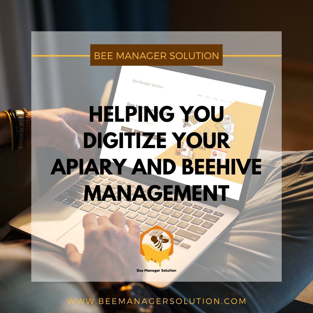 Improve your apiary and beehive management by the digitization of your management processes.
Sign up for a free trial of our solution at: beemanagersolution.com 
Follow us Bee Manager Solution