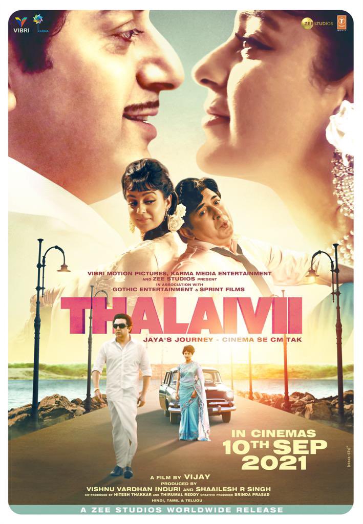 Cinemapse08's tweet photo. #Thalaivii 
September 10 https://t.co/FnsTaH7mhK