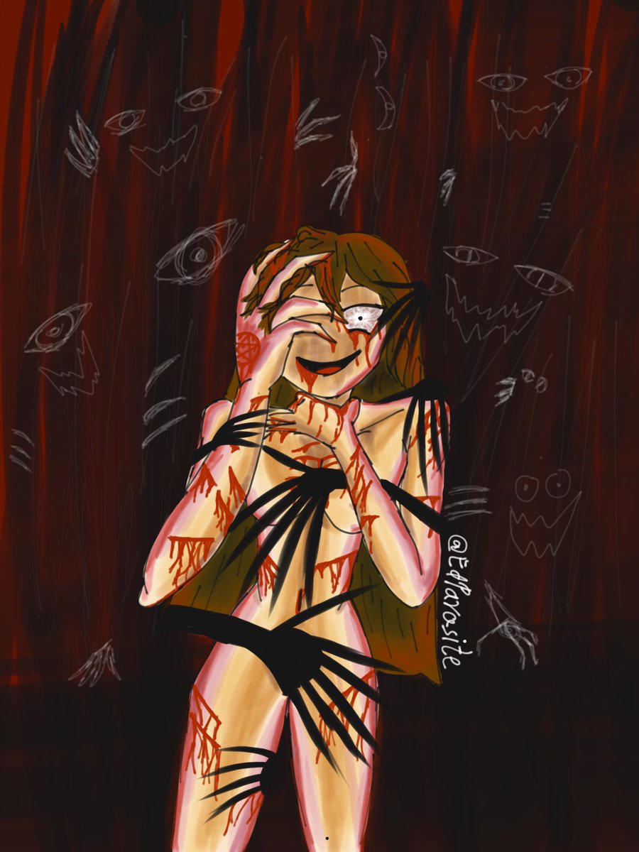 EdParasite's tweet image. Finished another #dtiys from @munimoonzie (formerly @/uselesslyzie)’s #dtiyszie

I experimented on dark colors and somehow I don’t even know if it works lol
#art #ArtistOnTwitter #artph #artwork