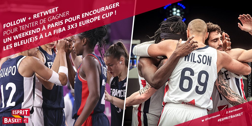 EspritBasket's tweet photo. #GrandJeuConcours

Follow+RT pour tenter de gagner un 1 voyage pour 2 à Paris pour assister à la FIBA 3x3 EUROPE CUP 🏆 pour encourager les Bleu(e)s @3x3Ffbb 🇫🇷 !

Hôtel 4 étoiles, accès VIP à la compétition... Une opportunité unique !
Bonne chance ! 😀 #EspritBasket https://t.co/L5IiLSHtP0