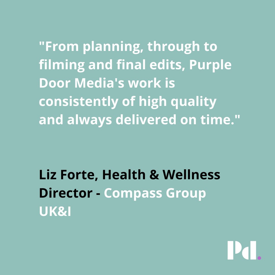 Liz Forte Health & Wellness Director from market leading catering company Compass Group UK  #videography #videoproduction #brandstandout #videocomms #innovativevideo #storytelling