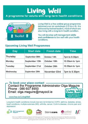 Age & Opportunity 🌈 (@age_opp) on Twitter photo See details in the flyer below of the upcoming <a href="/HSELive/">HSE Ireland</a> Living Well Programme - a series of workshops designed to help skills and confidence for those living with health conditions: See details in the flyer below of the upcoming <a href="/HSELive/">HSE Ireland</a> Living Well Programme - a series of workshops designed to help skills and confidence for those living with health conditions:
