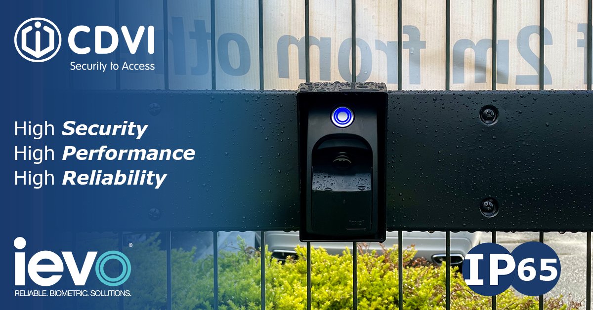 The #ievo ultimate™ is a CPNI-certified fingerprint reader that combines an industry-leading multispectral imaging sensor with advanced #security features | Build for extreme weather, the ultimate™ is best suited for external use | Watch video here: zcu.io/K87y