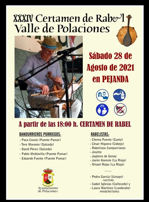 📆📌 Este sábado en Pejanda, se celebra el XXXIV Certamen de Rabel del Valle ce Polaciones a partir de las 18:00 horas.

#sajanansa #polaciones #tradición