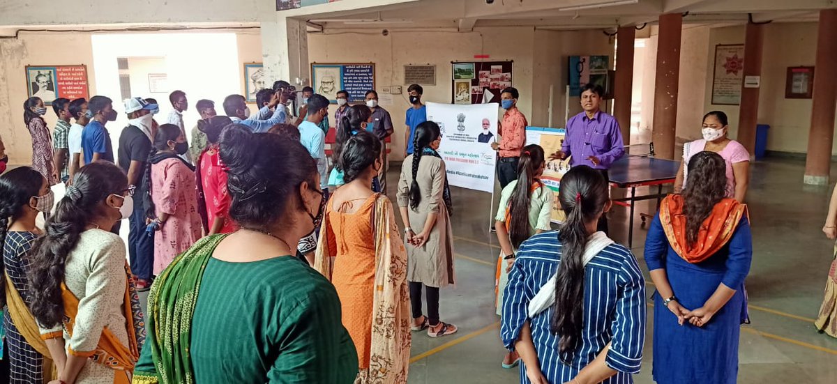 CBCAhmedabad's tweet image. #AzadiKaAmritmahotsav mini ICOP #FitIndia #FreedomRun2.0 Oral Communication and Pledge  as a part of  pre Publicity by organised @FOBJunagadh  at Italiya village, block:Navsari, District : Navsari