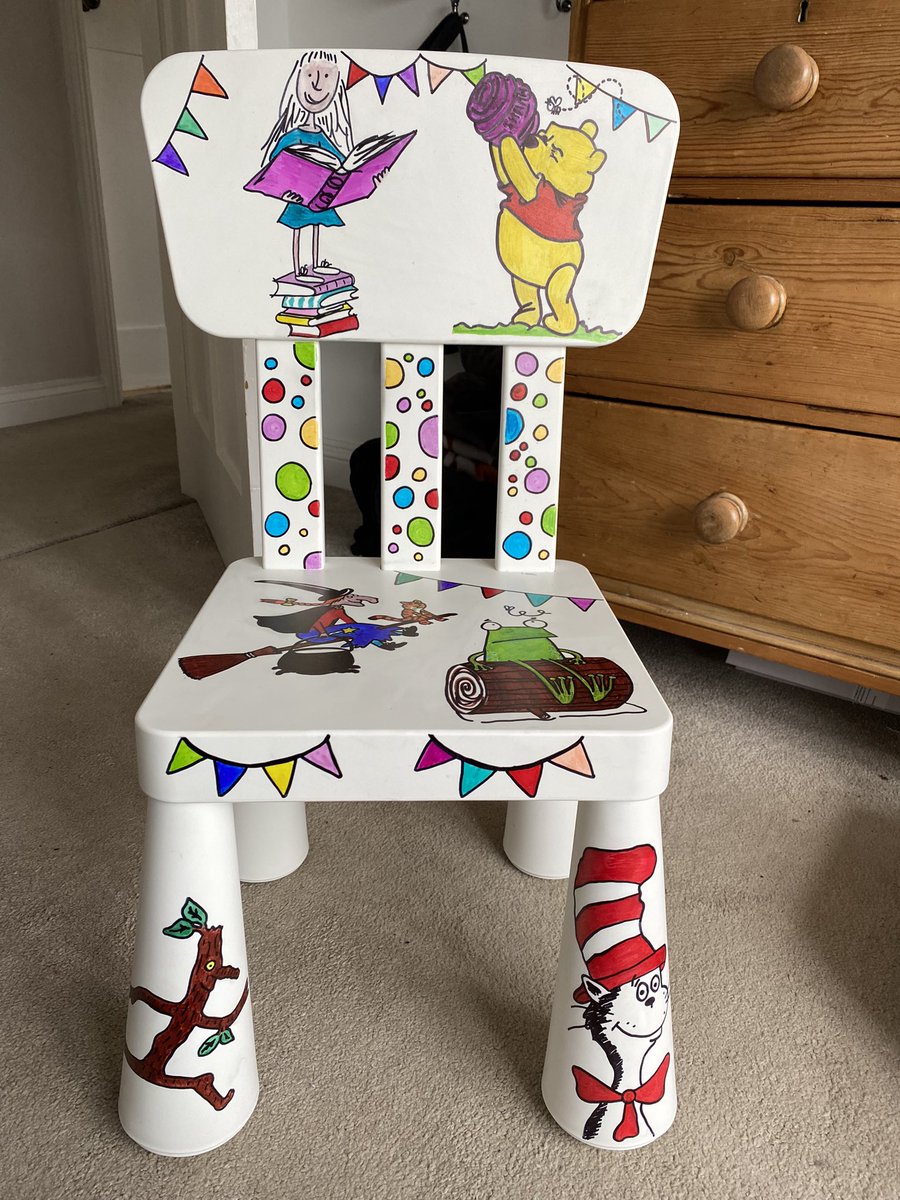 _MissMilner's tweet image. Finally finished creating my special helper chair for September #specialhelper #year1