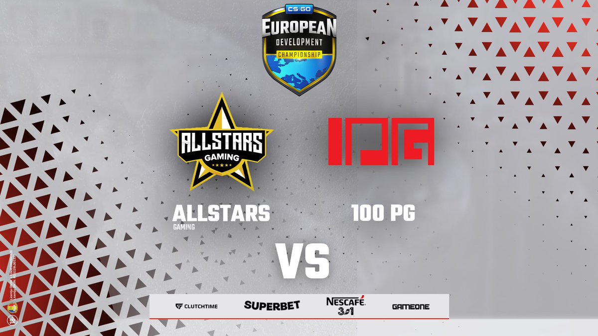 O noua zi pentru <a href="/allstars_gaming/">allStars Gaming</a> care întâlnesc #ex100PG în cadrul European Development Championship. Dacă vor câștiga acest meci, vor avea șansa de a-si lua revansa contra K23

Va asteptam pe stream
youtu.be/PprvTAsdHa4

#SUPERBET
#NESCAFE3in1

#AgainstAllOdds