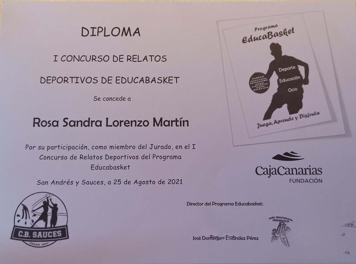_sandralorenzo's tweet photo. 🏀🏆🥉🥈🥇
Volver después de algunos años a una Gala de Clausura de Educabasket, a la que siempre ha sido mi casa. Regresar con la familia del baloncesto saucero con la he compartido tantos momentos iMuchísimas gracias! @CBSauces
#cbsauces #educabasket #GalaDeClausura #jurado2011 https://t.co/tgu80IGMOc