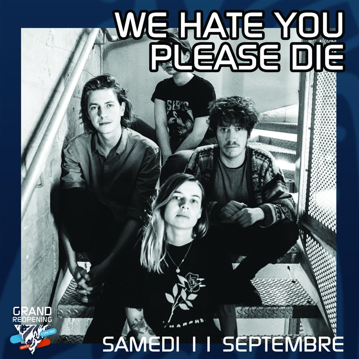 GarOziK's tweet photo. Le Grand Reopening de la @GarOziK
📅 Vdi 10 &amp; Smd 11/09
📍 Devant la Gare Aux Musiques
🎫 Gratuit
Concerts avec @p3cmusic / @Wehateyouplease / #Bafangband / #RougeMinnesota / #Mey / @cyrilatef aka #Papatef / #Hobbos / @etincellebouill / #lavashfol
https://t.co/7MdkXKmXnU https://t.co/U0wFd1b25L