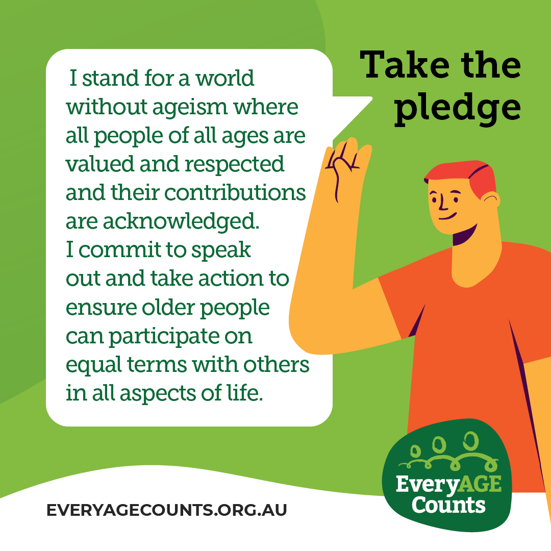Last night's SBS documentary What Does Australia Really Think About Old People exposed some uncomfortable realities about ageism in our country. 

Want to take action? Join our campaign and take the pledge against ageism now. #EndAgeism  

everyagecounts.org.au