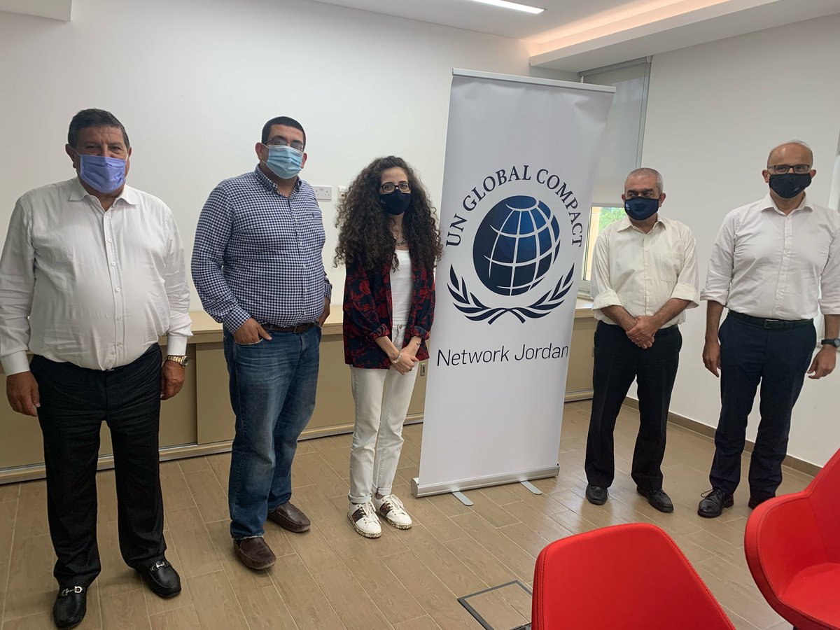 The Global Compact Network Jordan held its first non-virtual board meeting since the start of the COVID-19 pandemic. Stay tuned for announcements about upcoming projects and events. 

#board #boardmeetings #UN #SDGs #goals #2030Agenda #EqualityMeansBusiness #UNGC #unglobalcompact
