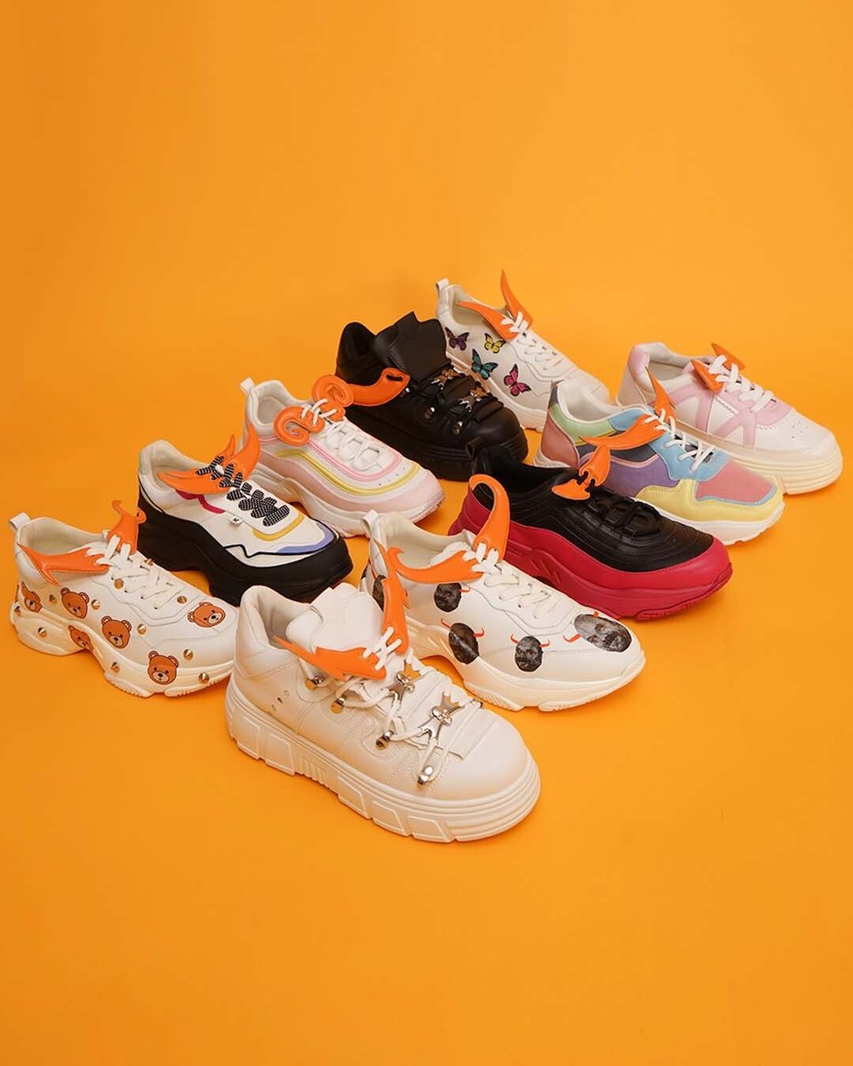 Attachable horn check✔️ This collection would be Gamzee approved don't you think 😉 honk. HONK. honk. HONK. ⁠
⁠
Can you spot your star sign? ⁠#KOIGANG #homestuck

Check them out here: koifootwear.com/collections/ac…