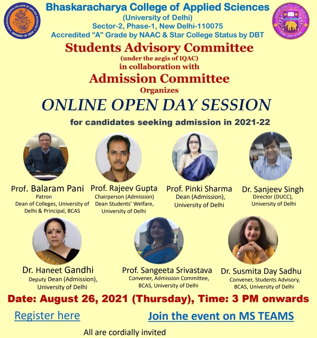 UnivofDelhi's tweet photo. #Admissions2021 https://t.co/uJoHaInRgu