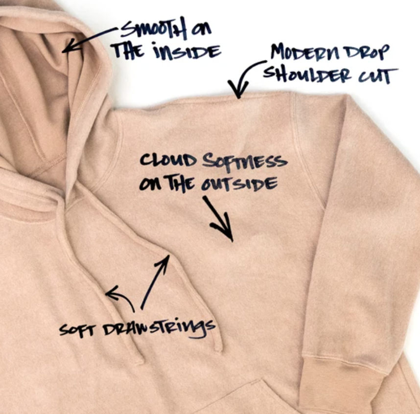 softishlarger's tweet photo. T'S ALL IN THE DETAILS

The Cloud Cotton Hoodie isn't just a hoodie.  It is the epitome of softness.  

Not only is it amazing to wear, but you can also feel good knowing that all the materials are eco-friendly and produced here in the U.S. https://t.co/1wywAKxUUY