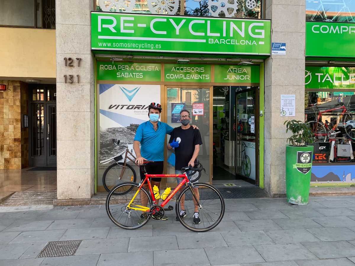 Colnago Mega Master... ¡Adjudicada! A disfrutarla. Salut i pedals! #clientescontentos #bicibcn