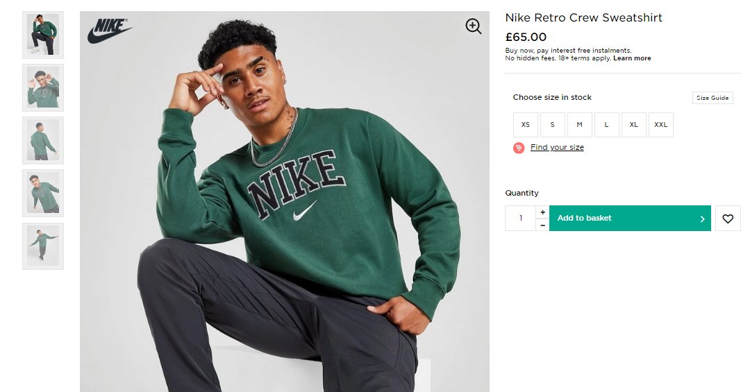 Nike Retro Crew Sweatshirt \