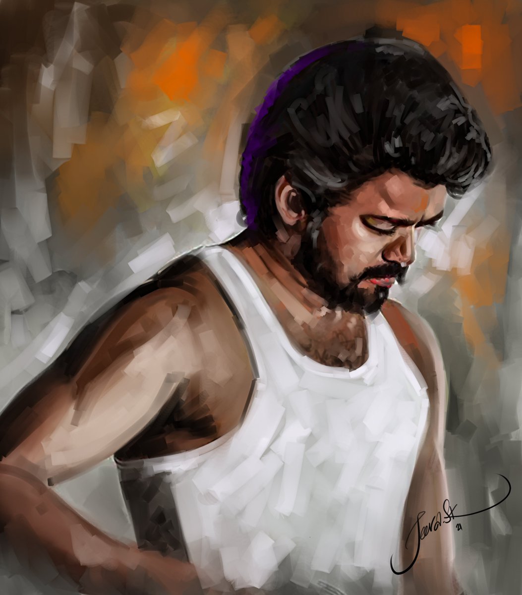 Thalapathy Vijay Beast Mode On Artwork 2021
Beast Fever still Have on Every Vijay Fans ...
#artwork #beastarsfanart #BeastMode #BeastSecondLook #BeastFirstSingle #beastupdate #Painting #thalapathyvijay #beast #vijay #art