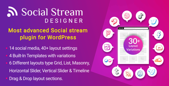 marymartinjr's tweet image. Need a social media feed plugin?

Let&apos;s explore the #SocialStreamDesigner WordPress plugin &amp;amp; embed social networks post together on one page.

Grab it at a 4⃣0⃣% discount.🤩bit.ly/3eMoskb

#SocialMedia #WordPress #SocialMediaMarketing #plugin #SocialStream #Sales #Offer