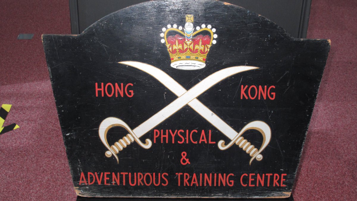 OBJECT OF THE MONTH

August's OOTM is the board which was used for course photographs at the Hong Kong Physical and Adventurous Training Centre 1971-1997.