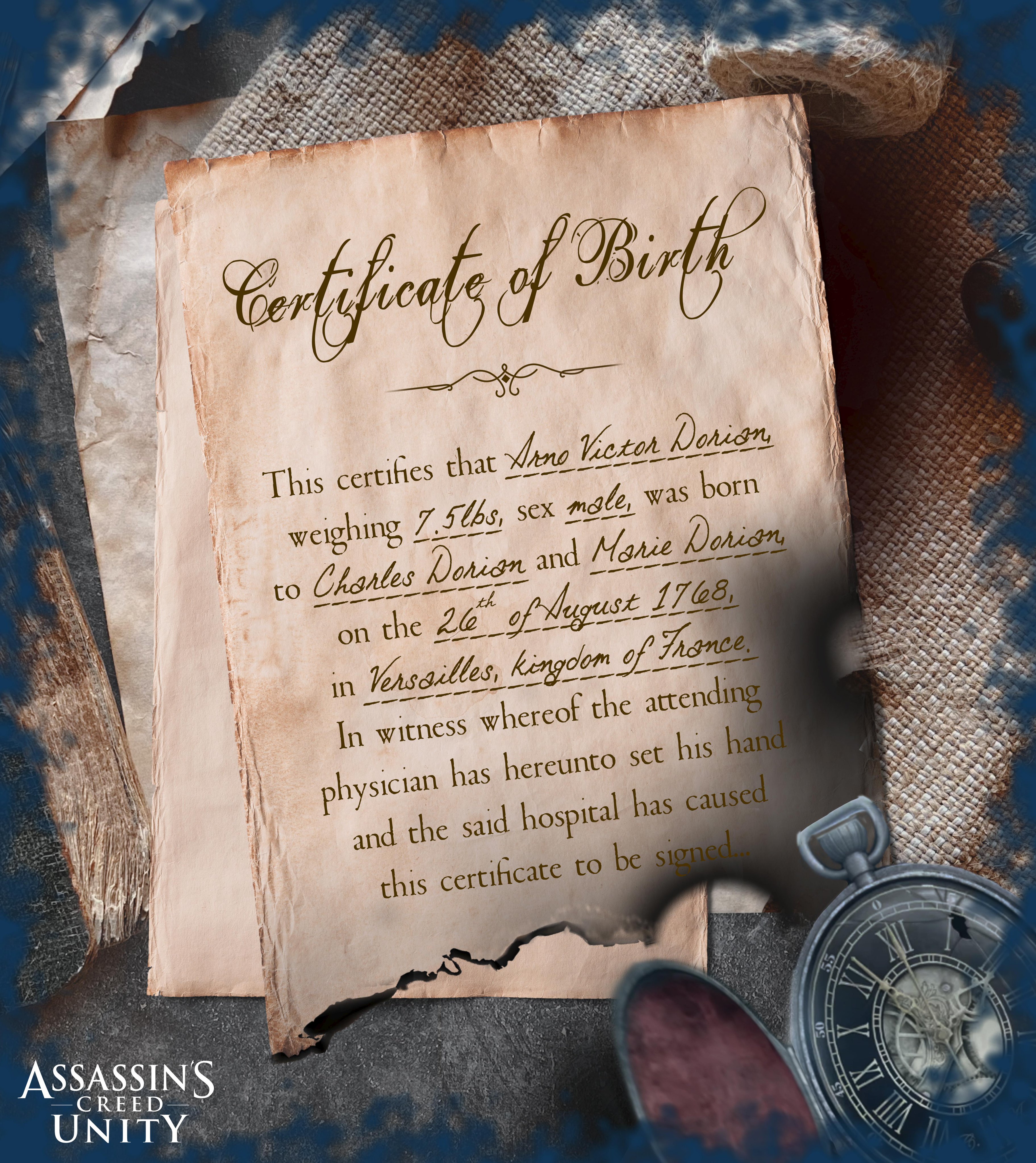 Assassin S Creed Uk On This Day In 1768 Arno Victor Dorian Was Born In Versailles Kingdom Of France Join Us In Wishing Him A Joyeux Anniversaire T Co Yh4ot2hcqg Twitter