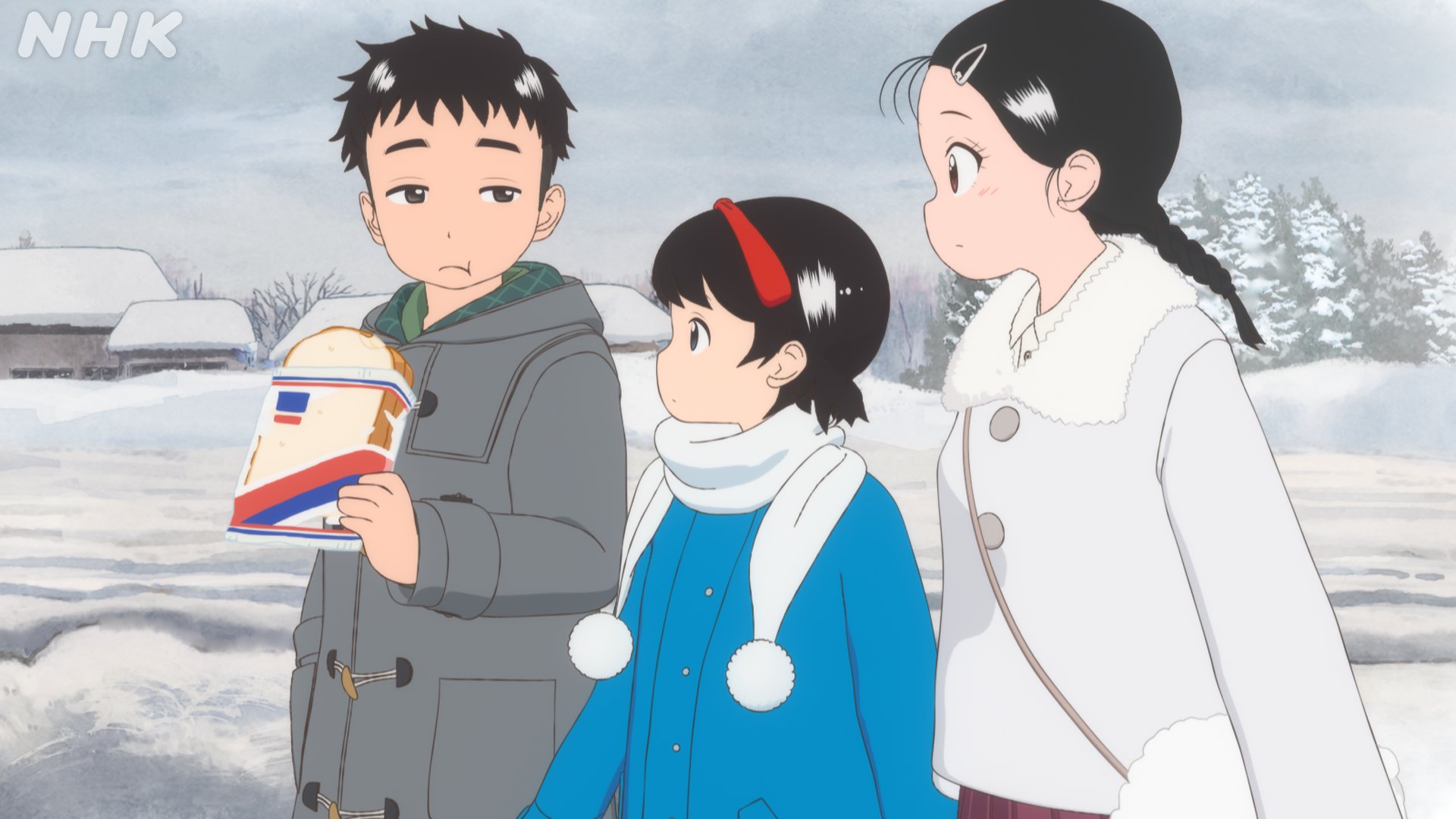 Nhkアニメ 在 Twitter 上 舞妓さんちのまかないさん 第7回は本日 Nhkワールドjapanで放送 Hpで公開中です お楽しみください T Co Uyj4ypuqu3 舞妓さんたちが舞妓の装いのままでは行けない憧れスポットが登場 青森での雪かき 初詣 あの青森のご