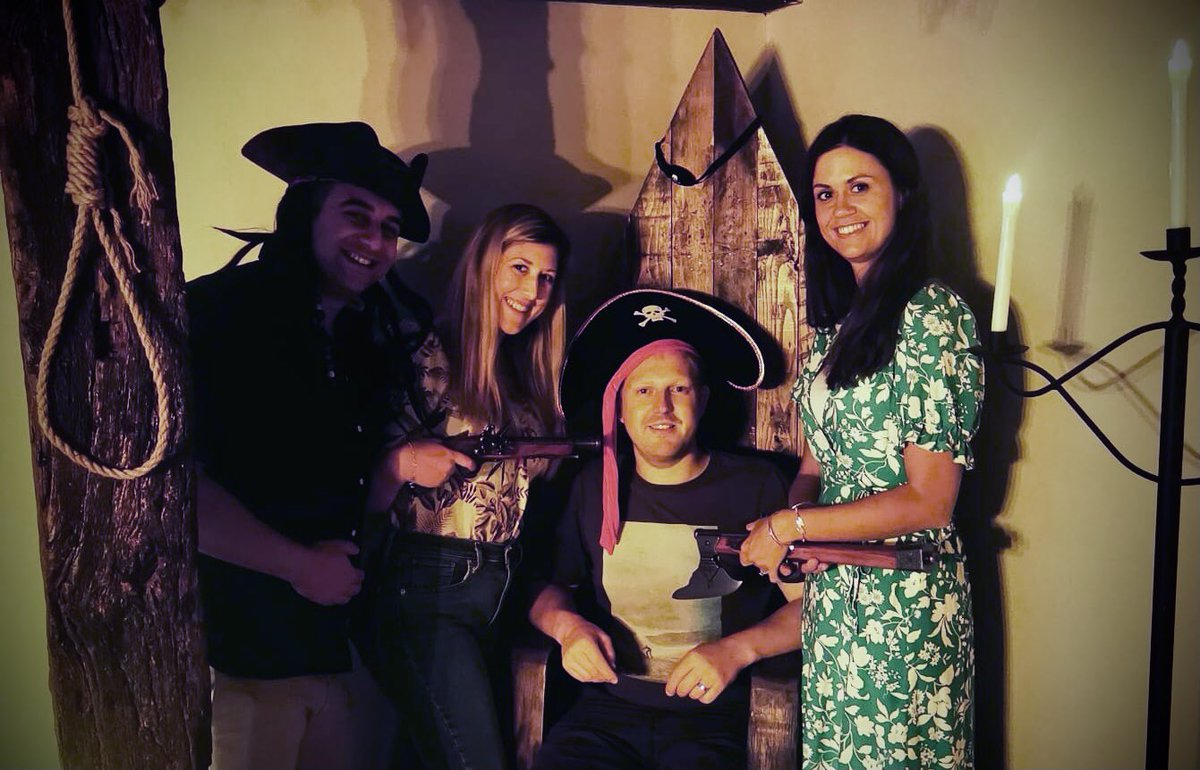 Shiver me timbers! These buccaneers managed to plunder the treasure in our new game Pieces of Eight. Get together with friends at our beautiful new location in #Salisbury #timeforwiltshire #playtogetheragain