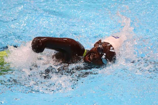 BBCAfrica's tweet photo. "I feel like I could touch the clouds." 

Congratulations to the youngest competitor at the #Paralympics, 14-year-old Ugandan swimmer Husnah Kukundakwe, for setting a personal best record! 

More here: https://t.co/b2STrRg4ol https://t.co/Dof8YYTkqS