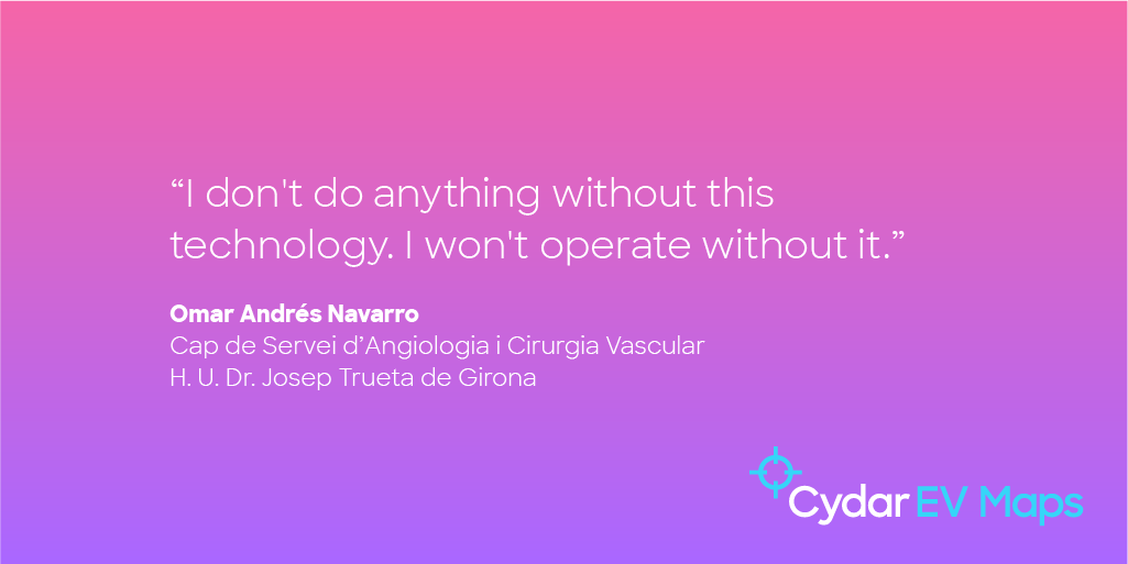 CydarMedical's tweet photo. There has not been a single inaccuracy detected in the first 250,000 Preoperative Map overlays by Cydar EV in real clinical use.
#IntelligentMaps #ImageGuidedSurgery  #CydarEVMaps #Safety https://t.co/OhIqFaJ9RR