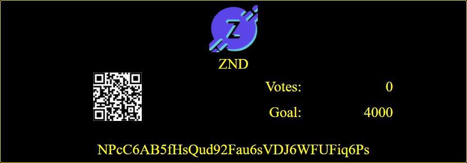 I've put Zenad coin (ZND) in the coin votings, so if you would like to see the data for this coin, please vote. 

Discord:
discord.com/invite/Y4H2syQ

Vote here: 
nodestats.info/voting.php#ZND