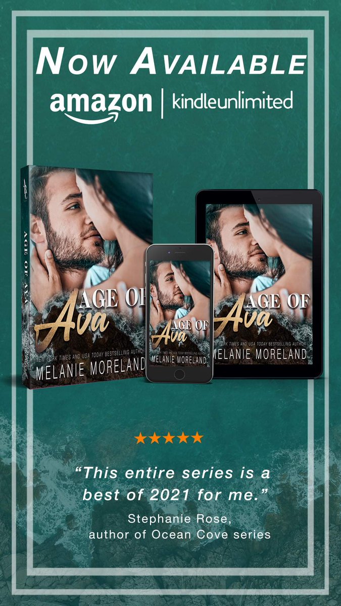 CathyClayts110's tweet photo. NOW LIVE
AGE OF AVA by Melanie Moreland
Amazon Exclusive https://t.co/jBrxwus089
Read for FREE with Kindle Unlimited
#ABCcorp #NextGenerationofBAM #AvaandHunter #newrelease #series #LIVE  #romance #MelanieMoreland #bookish #bookshelf #friendswithbenefits #oppositesattract #family https://t.co/1scy5IgPWw